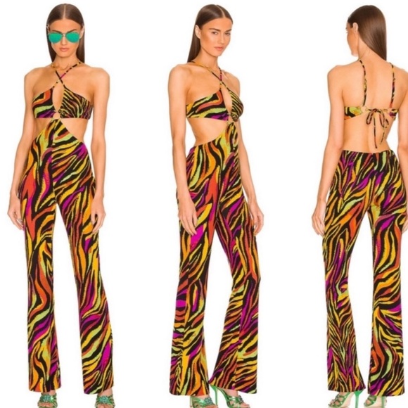 Dundas x Revolve Carmen Jumpsuit Multicolored XS - Picture 2 of 7